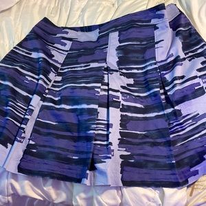 Stylish Purple Striped Women's Skirt